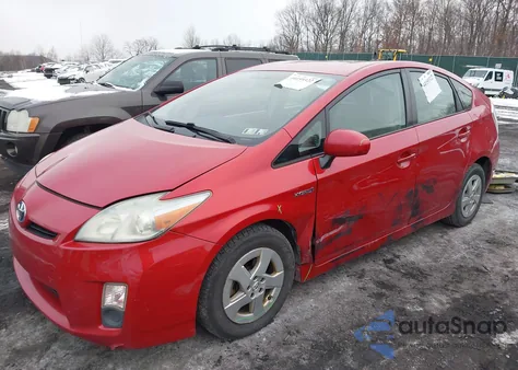 2011 Toyota Prius Two from USA, damaged, VIN JTDKN3DU3B0300174